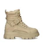 Buffalo Aspha Com 1 veterboots voor dames in het Beige, Kleding | Dames, Schoenen, Verzenden, Beige, Lage of Enkellaarzen, Nieuw