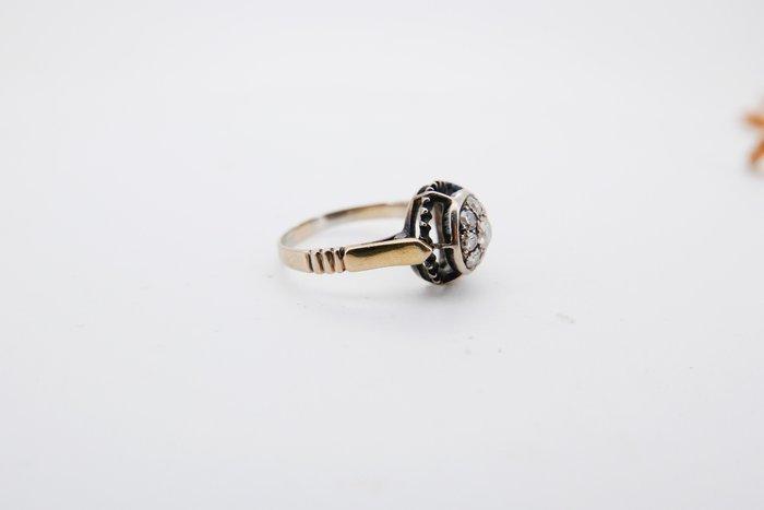 Ring - 19.2 kt. Witgoud - Diamanten, Sieraden, Tassen en Uiterlijk, Ringen
