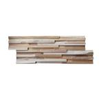 Houtstrips 3D Teakhout NuNu 50x18cm, Doe-het-zelf en Verbouw, Hout en Planken, Nieuw