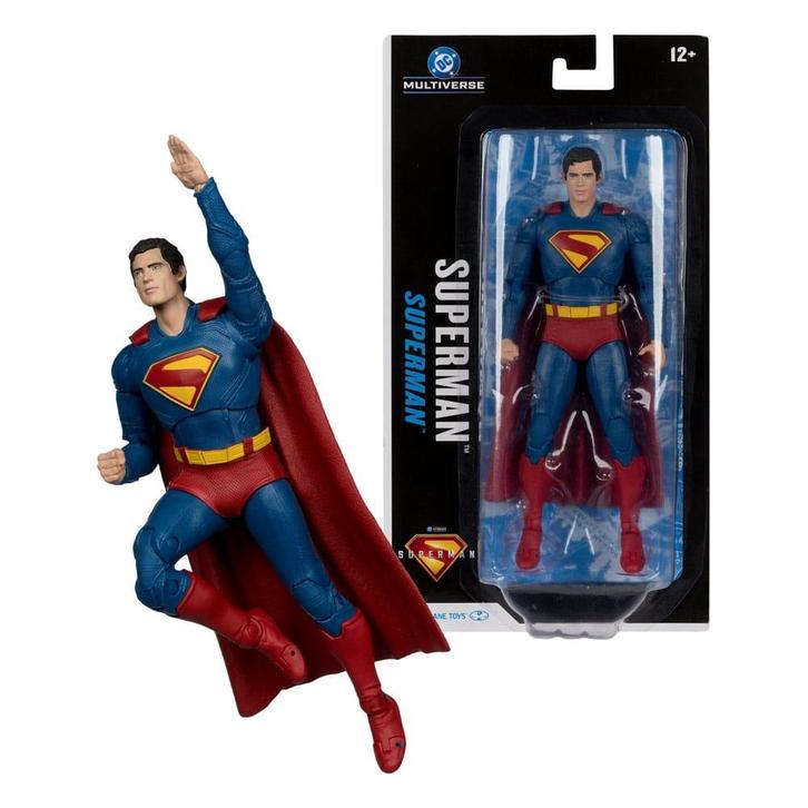Superman (2025) DC Multiverse Action Figure Superman 18 cm, Verzamelen, Film en Tv, Nieuw, Ophalen of Verzenden