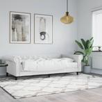 vidaXL Slaapbank met matras 90x200 cm kunstleer wit, Huis en Inrichting, Overige materialen, 90 cm, Eenpersoons, Verzenden