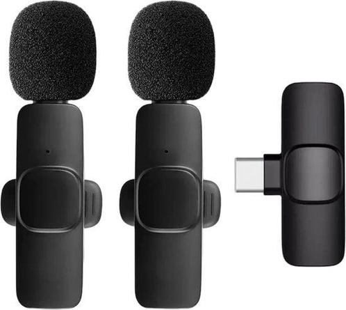 Draadloze Telefoon Microfoonset - USB-C - Geschikt voor, Muziek en Instrumenten, Microfoons, Nieuw, Verzenden