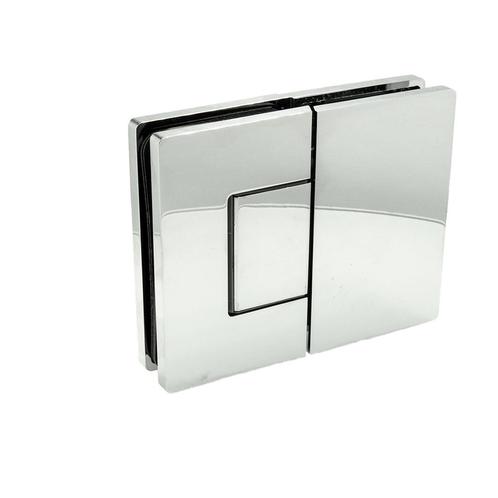 Porto Premium glas/glas 180° scharnier - Chroom, Doe-het-zelf en Verbouw, Hang- en Sluitwerk, Nieuw, Ophalen of Verzenden