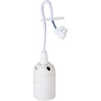 E27 Fitting/Houder Kunststof Wit 15cm Draad, Doe-het-zelf en Verbouw, Elektra en Kabels, Ophalen of Verzenden, Nieuw
