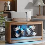 Watchwinder - Horloge doos - Horloge winder - Bruin - Olvy, Verzenden, Zo goed als nieuw