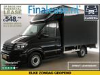 MAN TGE 35 2.0 TDI 140PK Bakwagen Laadbak 3.80m Cam €548pm, Auto's, Volkswagen, Zwart, Nieuw, Lease