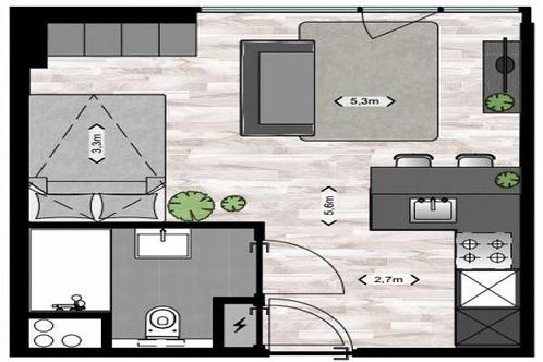 Studio Zwarteweg in Naarden, Huizen en Kamers, Kamers te huur, 20 tot 35 m², Overige regio's