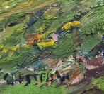 École Catalane (XX) - NO RESERVE - Clocher entre montagnes, Antiek en Kunst, Kunst | Schilderijen | Klassiek