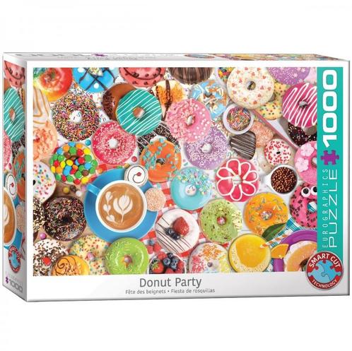 Donut Party Puzzel (1000 stukjes) | Eurographics - Puzzels, Hobby en Vrije tijd, Denksport en Puzzels, Nieuw, Verzenden