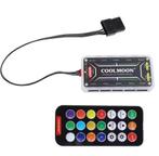 Coolmoon fan controller 12 Fan + 2 LED strip 5V 6pins RGB, Nieuw