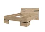 Houten Bed Vienna - Naturel - Bedframe 160 x 200, Huis en Inrichting, Slaapkamer | Bedden, Verzenden, Nieuw