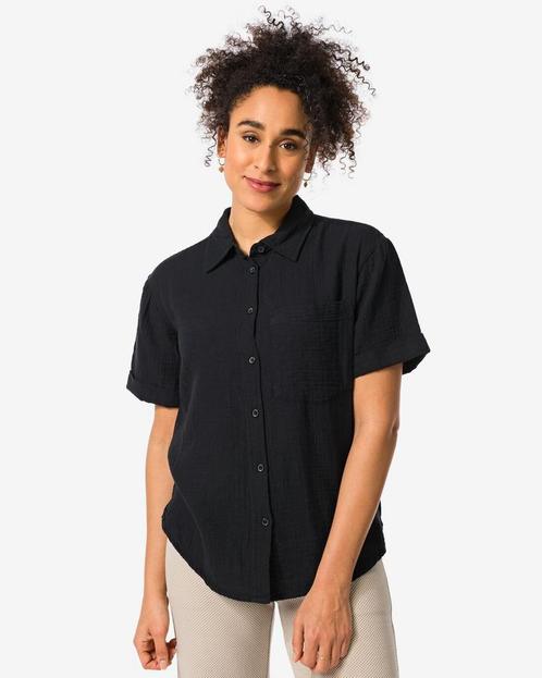 HEMA Damesblouse Kai zwart, Kleding | Dames, Overige Dameskleding, Nieuw, Verzenden