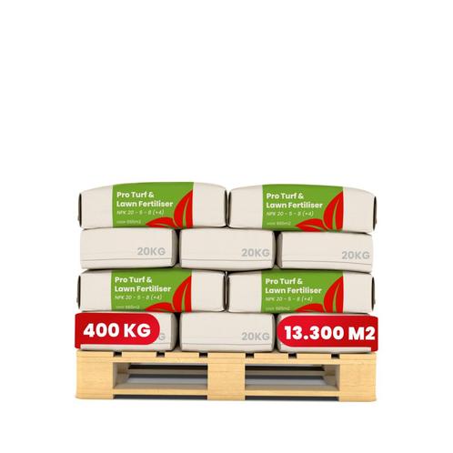 Pro Turf & Gazon Meststof - Gefaseerde Afgifte (20x = 400 kg, Tuin en Terras, Aarde en Mest, Mest, Verzenden