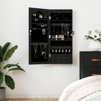 vidaXL Sieradenkast met spiegel wandgemonteerd 37,5x10x90 cm, Huis en Inrichting, Woonaccessoires | Spiegels, Verzenden, Nieuw