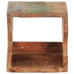 Wandfietsenrek 35x25x25 cm massief gerecycled hout (Overige), Verzenden, Nieuw