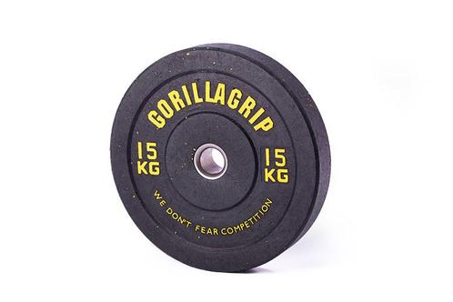HiTemp Bumper plate Coloured 15KG, Sport en Fitness, Fitnessmaterialen, Ophalen of Verzenden