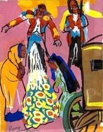 Pierre Ambrogiani (1907-1985) - La roulotte, Antiek en Kunst