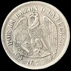 Chili. Republica. 1 Peso - 1875 - Chile - (R1039), Postzegels en Munten