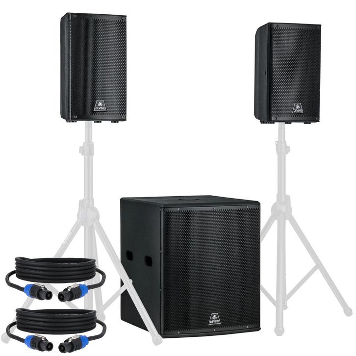 Devine Onyx 10 (2x) + 18SXA set, Audio, Tv en Foto, Luidsprekers, Verzenden