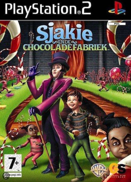 Sjakie en de Chocoladefabriek (PS2 Games) (Playstation 2), Spelcomputers en Games, Games | Sony PlayStation 2, Zo goed als nieuw