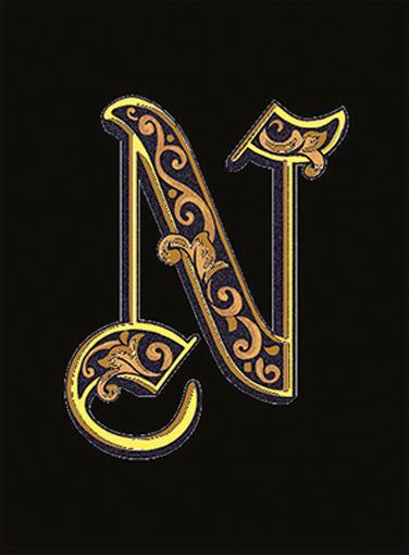 VERSACE ALFABET - Letter N (Nero/Oro) / Vloertegel en, Doe-het-zelf en Verbouw, Tegels, Ophalen of Verzenden