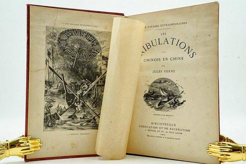 Jules Verne / Benett - Les Tribulations dun Chinois en, Antiek en Kunst, Antiek | Boeken en Bijbels