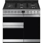 Smeg Sy93-1 Dual Fuel Fornuis 90cm, Ophalen of Verzenden, Nieuw, 85 tot 90 cm