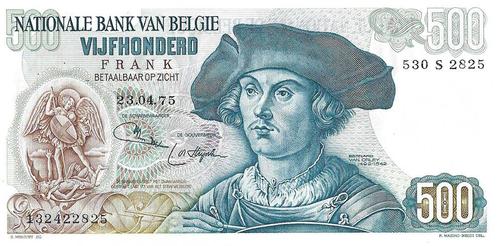 Bankbiljet 500 Francs 1961 - 1975 Prachtig, Postzegels en Munten, Munten en Bankbiljetten | Verzamelingen, Verzenden