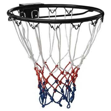vidaXL Basketbalring 39 cm staal zwart beschikbaar voor biedingen