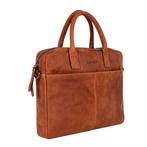 DSTRCT Wall Street Laptop Bag Cognac 11-14 inch, Computers en Software, Laptoptassen, Verzenden, Zo goed als nieuw