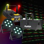 Ayra ComPar 20 lichtset met laser, PAR-spots en rookmachine, Nieuw, Verzenden