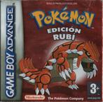 Game Boy Pokemon Ruby Version - Spaans (In doos), Zo goed als nieuw, Verzenden