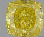 1 pcs Diamant  (Natuurlijk gekleurd)  - 1.59 ct - Cushion -, Nieuw