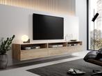 Meubella | TV-Meubel eiken 270cm zwevend