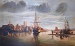Ecole Hollandaise (XIX) - Marine, Antiek en Kunst