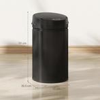 30 Liter Sensor Prullenbak Met Soft-Close-Functie, Aanraakvr, Huis en Inrichting, Woonaccessoires | Prullenbakken, Verzenden, Nieuw