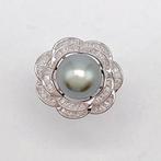Zonder Minimumprijs - Ring Zilver Parel, Sieraden, Tassen en Uiterlijk, Ringen, Nieuw
