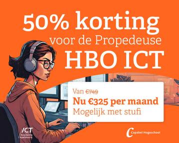 50% Korting: Propedeuse HBO ICT Bij Capabel Hogeschool