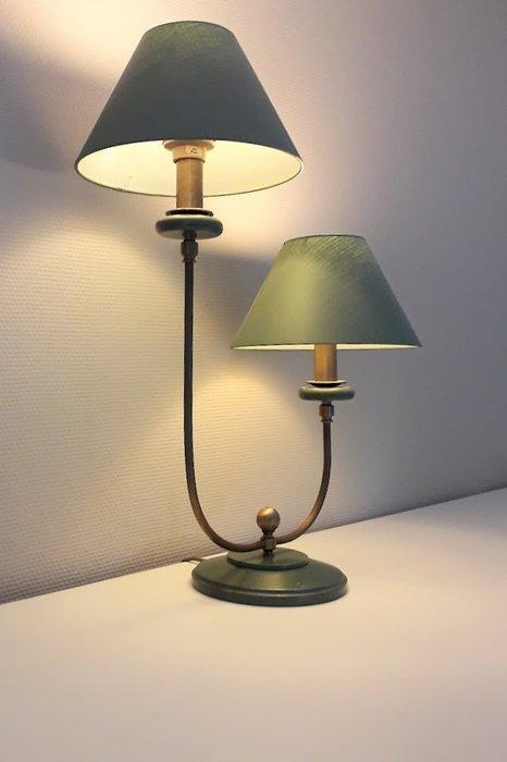 Dubbele Tafellamp - Bony Design - Tafellamp - Messing, Huis en Inrichting, Overige Huis en Inrichting