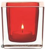 Leonardo Cube Waxinelichthouder - Rood, Verzenden, Nieuw