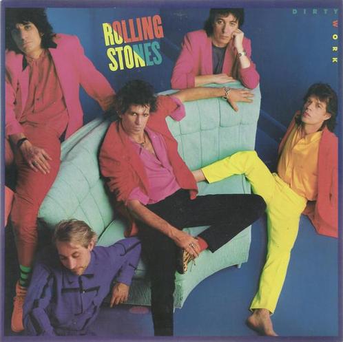 LP gebruikt - Rolling Stones - Dirty Work, Cd's en Dvd's, Vinyl | Rock, Zo goed als nieuw, Verzenden