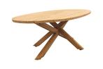 Taste Prado Ellips ovale low dining tuintafel - 240x115 cm., Verzenden, Nieuw, Rond, Hout