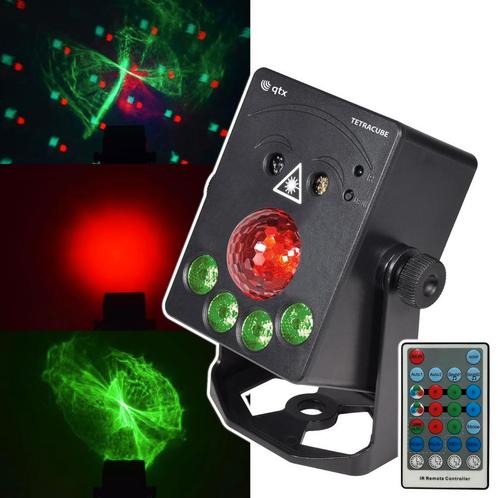 QTX TetraCube Oplaadbaar 4-in-1 Lichteffect, Muziek en Instrumenten, Licht en Laser, Overige typen, Nieuw, Verzenden