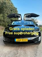 Tesla Model X 2016 90D 7p.|FREECHARGE|Leer|20Inch|Trekhaak, Model X, Zwart, Zwart, Leder