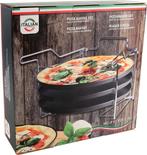 Pizzaplaat bakset met 3 bakplaten 29 cm - Pizza rek 3-delig, Verzenden, Nieuw