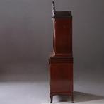 Hollands Bonheur Vitrinekast zilverkast  Gesigneerd Horrix c, Ophalen of Verzenden