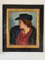 Alfonso Di Pasquale (1899-1987) - Ritratto di signora, Antiek en Kunst