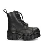 New Rock veterboots in het Zwart, Verzenden, New Rock, Zwart, Lage of Enkellaarzen