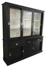 Buffetkast antraciet Gouda 200cm, Huis en Inrichting, Ophalen of Verzenden, Nieuw