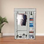 Opvouwbare Kledingkast | Campingkast | 108x44x166cm | Grijs, Huis en Inrichting, Kasten | Kledingkasten, 100 tot 150 cm, Verzenden